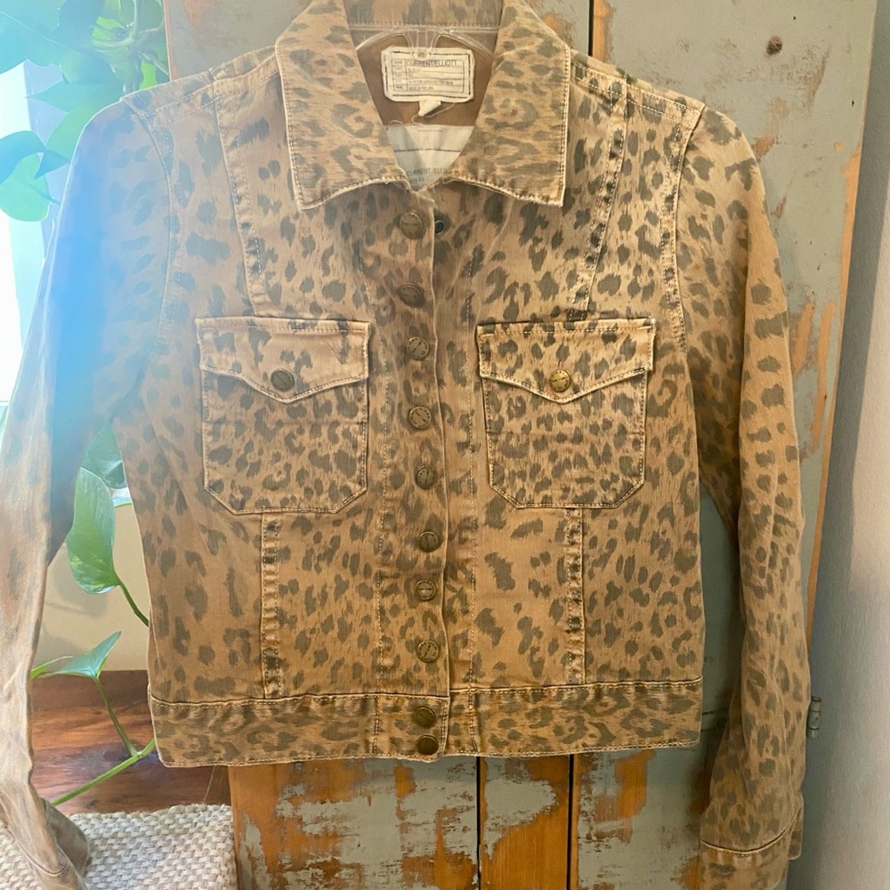 Current/Elliott Camel Denim Jacket